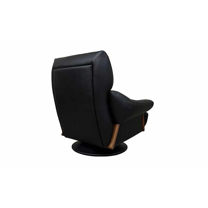 厳選国産 受注生産 Carry 1P キャリー1人用回転 ソファー革張り W870×D850×H910×SH410 張地・木部色が選べる 布張可_3