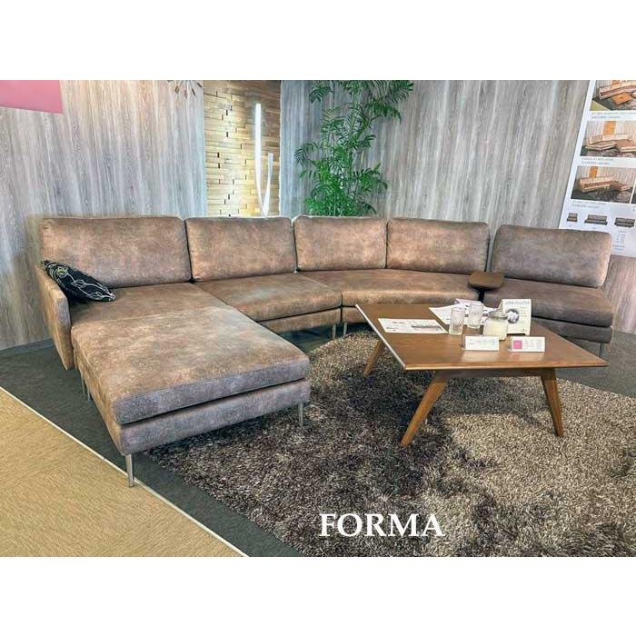 厳選国産 受注生産 FORMA フォルマ ソファー 2P W1640 D870 H800 SH400張地・肘置・脚色が選べる 革張可_18
