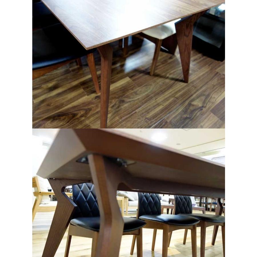 VORDテーブル 160 メラミン ブラウン オーク材 VORD ヴォルド160 OC色