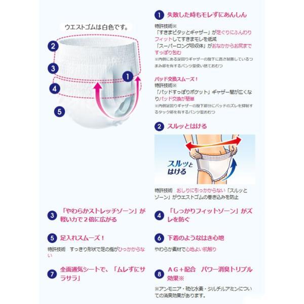 (M、L：メーカー欠品中、入荷待ち) 介護用 オムツ 大人用紙おむつ パンツ型 ライフリーリハビリパンツ S〜LL ユニ・チャーム 介護用品｜ekaigonavi｜04