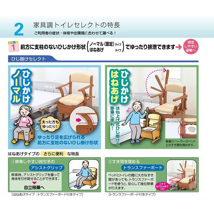 アロン化成 安寿 家具調トイレ“セレクト”シリーズ ノーマルタイプ H  