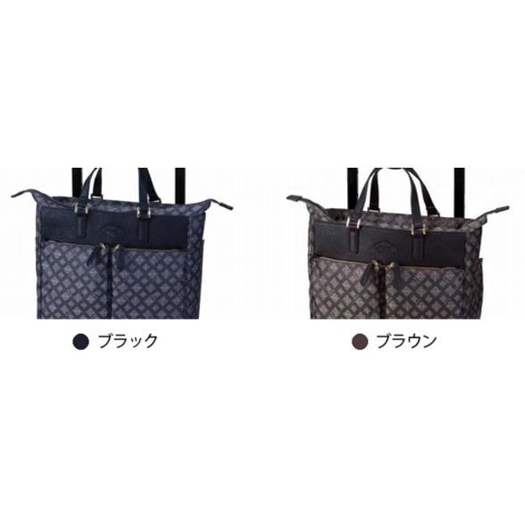 SWANY 株式会社スワニー　エレーナ・レーダ　シルバーカー　ブラウンモノグラム D-650 SWANY×MOUSTACHE(L21)ネイビー＜T2キャスター・4輪