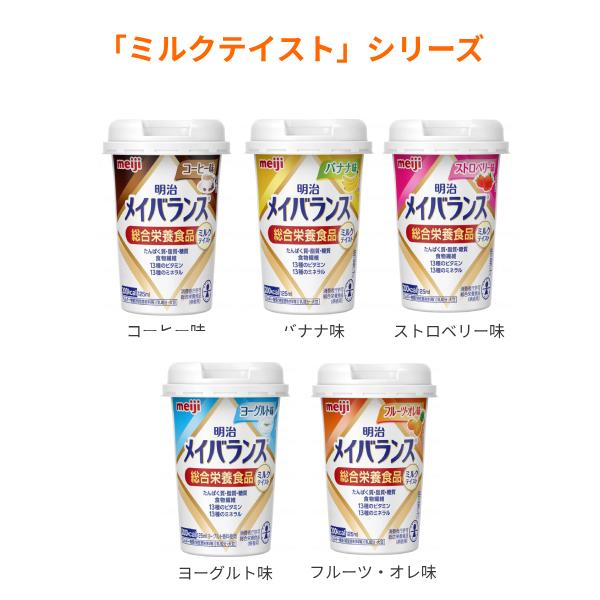 明治 - 介護食 3入れもの 水分付けたし メイバランス Mini 優勝杯 珈琲味 125mL×72本 (3入れもの) 介護装具