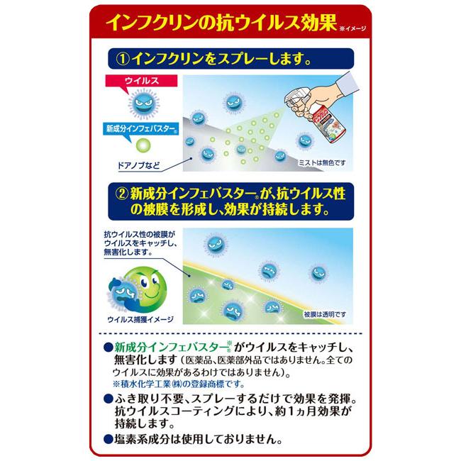 【施設・法人様限定】インフクリン 携帯用 4L UYEKI 介護用品 インフルエンザ予防 除菌 介護職 (代引き不可) |  | 02