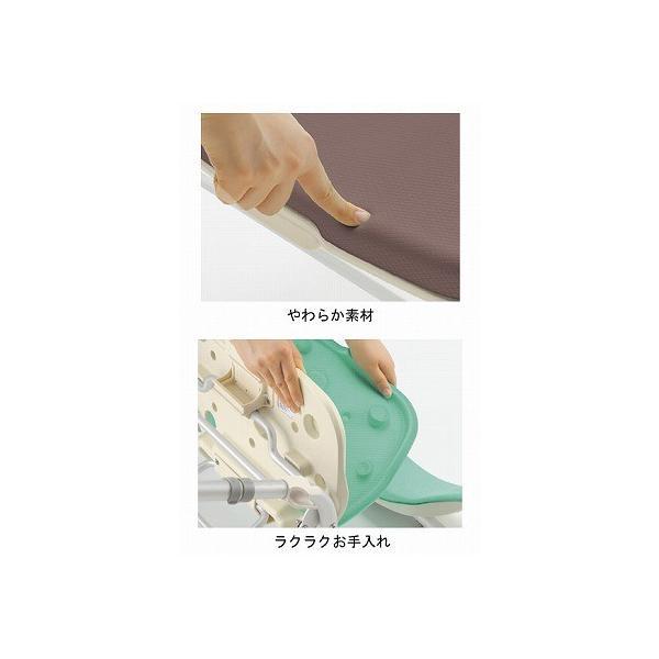 リッチェル やわらかシャワーチェア ひじ掛け付ワイド ピンク ワイドタイプ 入浴用品 お風呂椅子 入浴用いす 介護用品_1
