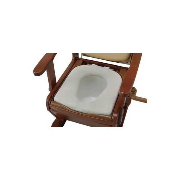 安寿 K型便座カバー 591-021  2枚入 アロン化成 (介護 ポータブルトイレ) 介護用品 | アロン化成 | 01