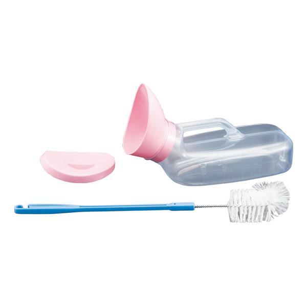 SA透明尿器 (洗浄用ブラシ付) 女性用 100231 浅井商事 (女性用 尿器 排泄用品) 介護用品 | 