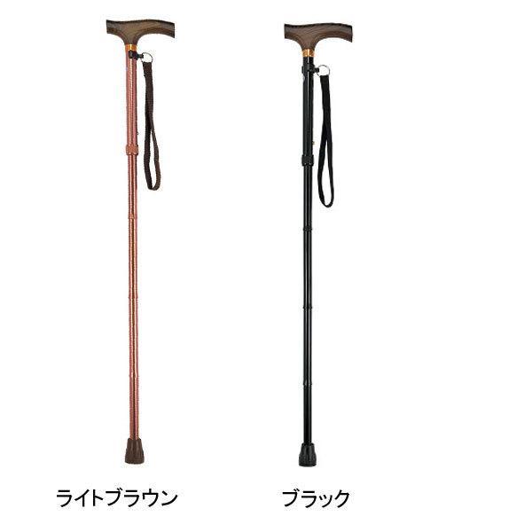 杖 ステッキ 折りたたみ シンプル おしゃれ 女性 軽量 収納袋付 替えゴム付 アルミ 軽量 スリム 19mmタイプ インターリンクス 介護用品 | インターリンクス | 02