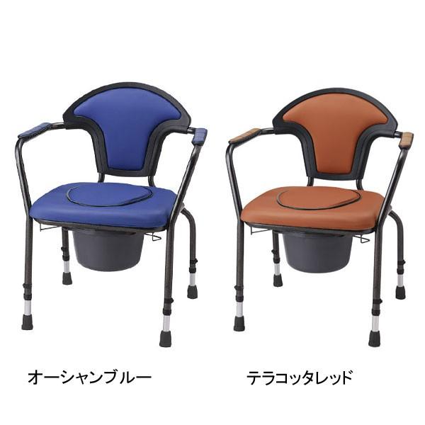 ポータブルトイレ 介護 (代引き不可) らくらく 竹虎 ヒューマンケア 