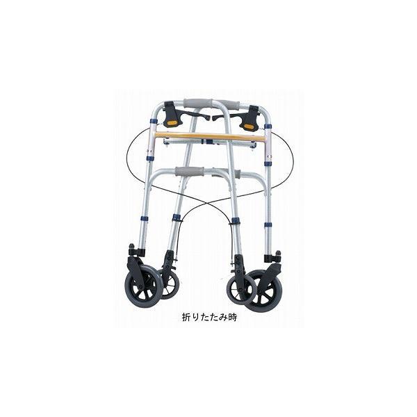 歩行器 リハビリ セーフティーアームVタイプウォーカー ミニ 介護用品