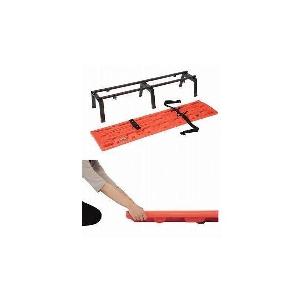 (代引き不可) レスキューボードベンチ BC-309-118-5 テラモト (防災 担架 救急 担架 ベンチ ベルト付) 介護用品 |  | 01