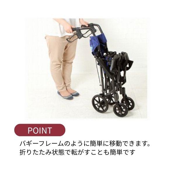 車椅子 軽量 コンパクト 携帯折り畳み軽量介助車いす ハンディライトプラス HLP09020 ユーキ・トレーディング 介助用車椅子 簡易 折りたたみ  (代引き不可) |  | 07
