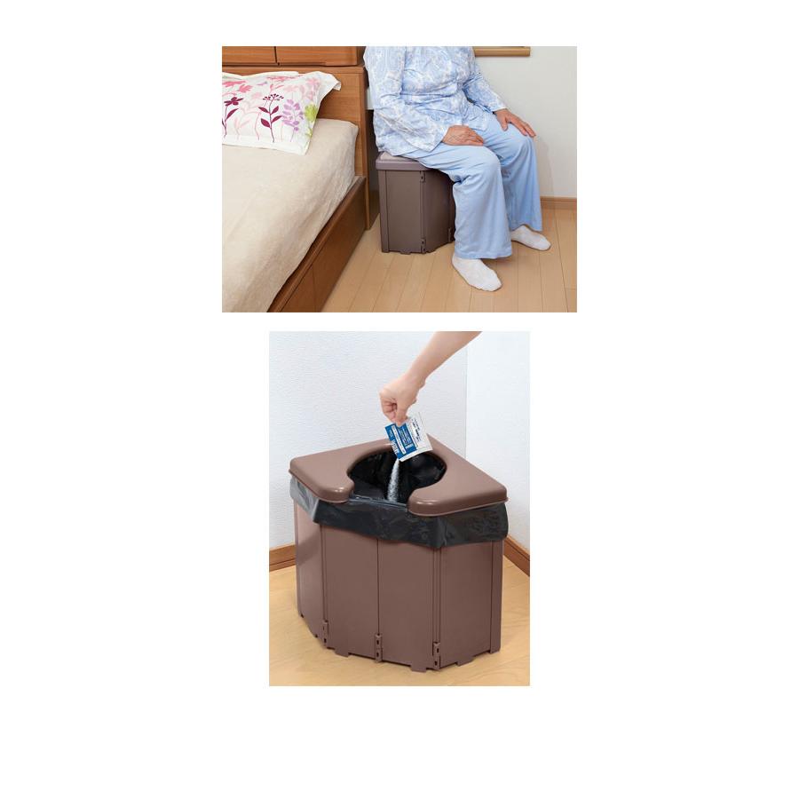 ポータブルコーナートイレ / R-46 サンコー 介護用品 | THANKO | 02