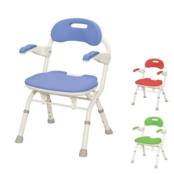 アロン化成 シャワーチェア 介護用風呂椅子 安寿 折りたたみシャワー