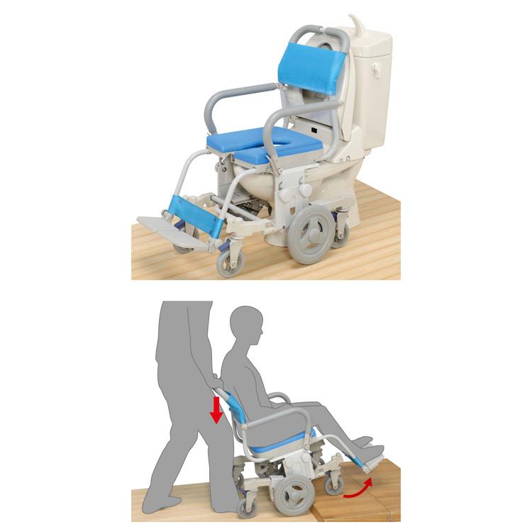 SW-6083 シャトレチェア6輪　バケツ付き　新品未使用 ウチヱ (法人様限定 代引き不可) シャトレチェア6輪 O型シート