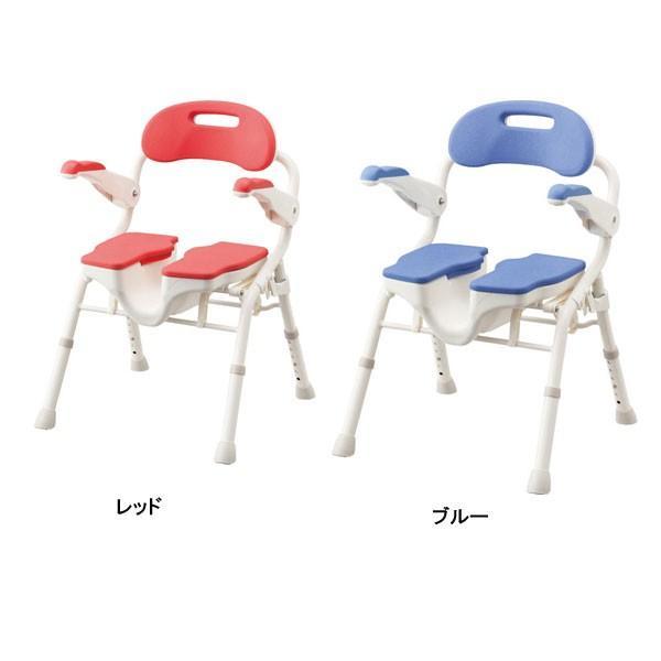 アロン化成 シャワーチェア 介護用風呂椅子 安寿 折りたたみシャワー