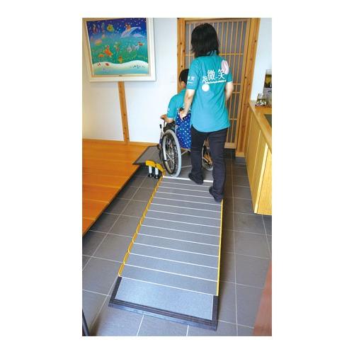 代引き不可)Lスロープ 1500 643-115 シコク (車椅子 スロープ 代引き不可)Lスロープ 1500 643-115 シコク (車椅子 スロープ