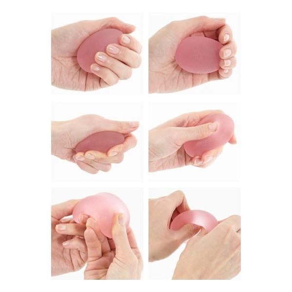 わくわくエクササイズ たまご ピンク(ソフト)  イエロー(レギュラー)  ブルー(ハード) 島製作所 運動 脇腹 腰 肩 腕 介護用品 手 拘縮 にぎにぎ |  | 02