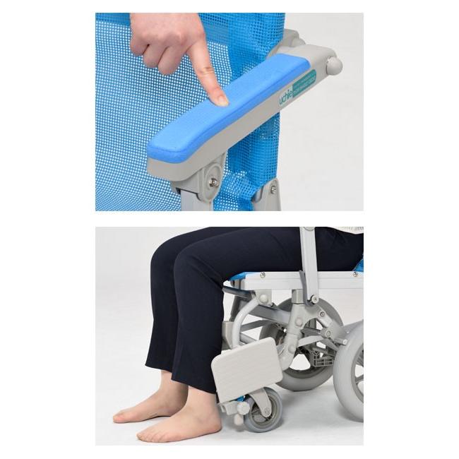 シャワースカールD U型シート SW6303 ウチヱ お風呂 椅子 浴用