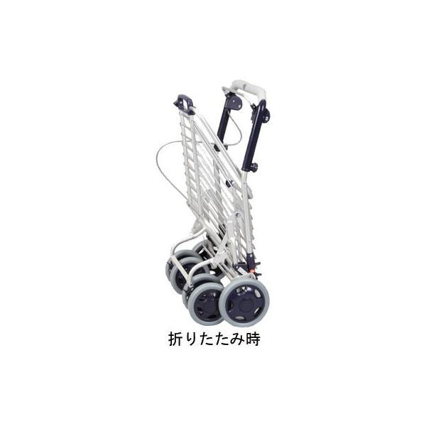 ショッピングカート ユーバ産業 アルミワイヤーカート A-0245 ユーバ 
