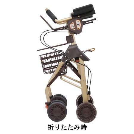 シルバーカー おしゃれ 代引き不可 テイコブリトルホームF WAW18 幸和製作所 (歩行車 折り畳み) 介護用品_1
