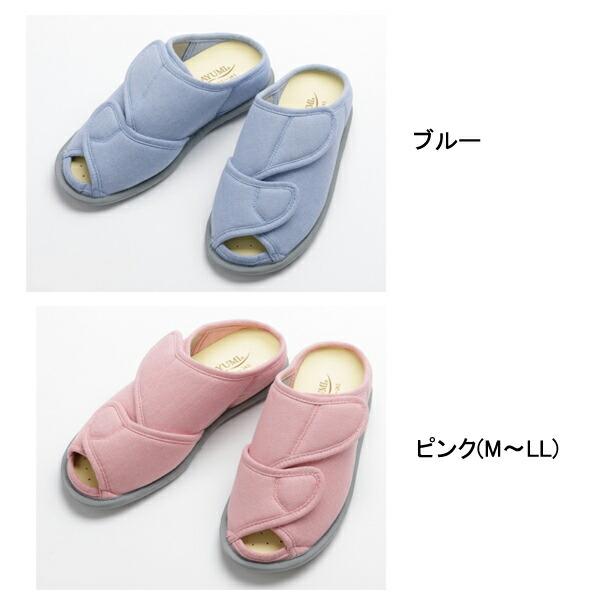 あゆみシューズ 介護シューズ 室内用 介護スリッパ レディース 女性 徳武産業 あゆみオープンフィット 2237 リハビリシューズ 高齢者の履きやすい靴 介護靴 |  | 10