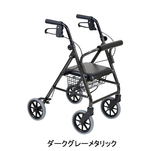 シルバーカー おしゃれ ハッピーミニトール 117071　117086 竹虎 ヒューマンケア事業部 (歩行車 折りたたみ) 介護用品 | 竹虎 | 02