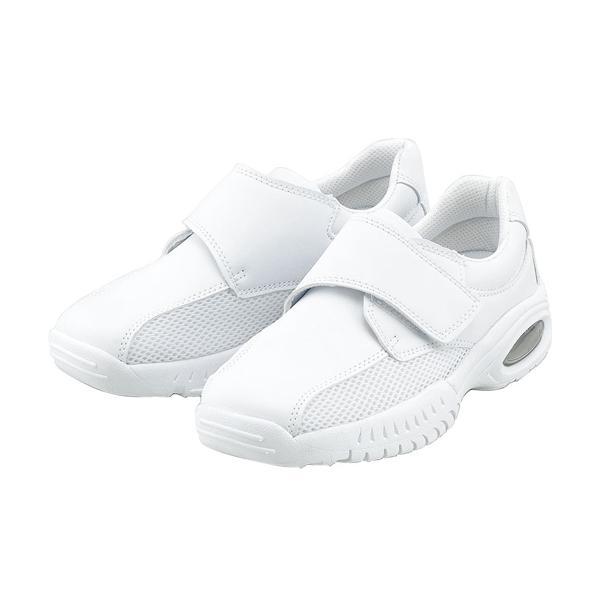Active(アクティブ)！バリュV2α　E　エコノミープラン 男女兼用 ホワイト マリアンヌ製靴（介護 靴 シューズ）介護用品 | 