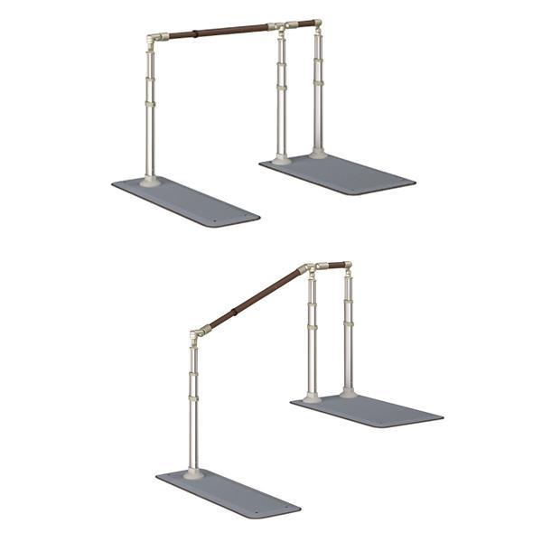 安寿 ATTOGRIP（アットグリップ）伸縮手すり AT-C-E800-S　870-164 片側タイプ アロン化成 (介護 手すり 支え 階段タイプ) 介護用品 | アロン化成 | 01