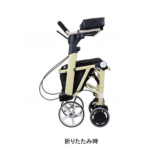 シトレアR　WAW25 クリームイエロー 幸和製作所 (歩行車 歩行補助 折りたたみ 介護) 介護用品 | Tacaof | 01