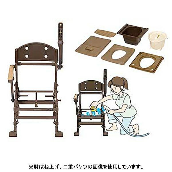 ウチヱ (法人様限定 代引き不可) ポータブルトイレ 折りたたみ たため