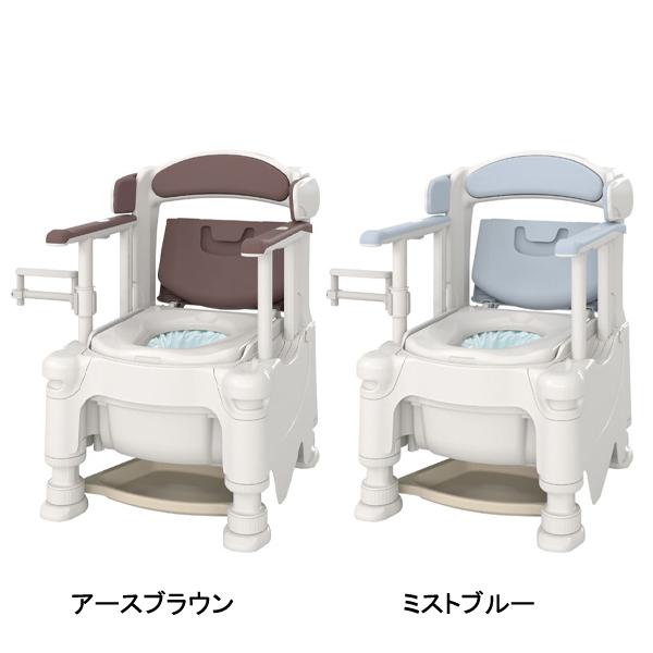 中古品 安寿 ポータブルトイレ FX-30 らくゾウくん 自動ラップ 暖房便座 532-972 532-973 アロン化成 (介護 樹脂製 ポータブルトイレ 肘付き椅子) 介護用品 【XUR1572632898】(55264円)