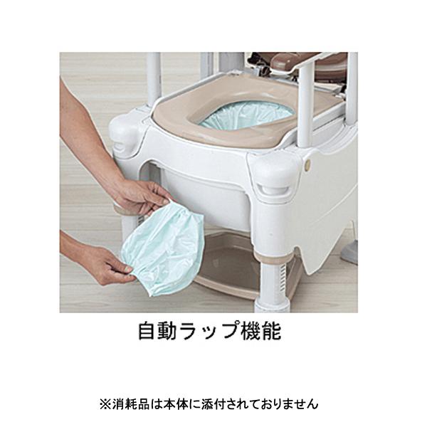 中古品 安寿 ポータブルトイレ FX-30 らくゾウくん 自動ラップ 暖房便座 532-972 532-973 アロン化成 (介護 樹脂製 ポータブルトイレ 肘付き椅子) 介護用品 【XUR1572632898】(55264円)