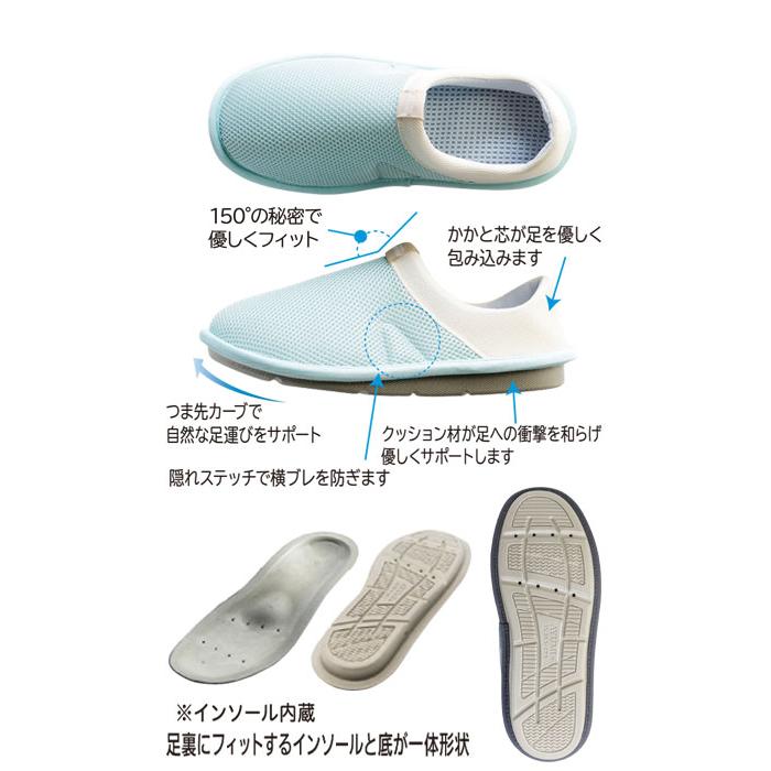 徳武産業 SUTTO fresh (スットフレッシュ) 2248 片足販売 (介護靴 靴 室内 あゆみシューズ スリッポン リハビリ 施設) 介護用品 |  | 02