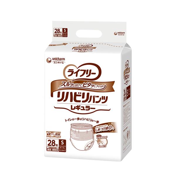 介護用 オムツ 大人用紙おむつ パンツ型 Gライフリー リハビリパンツ レギュラー（男女共用）S　50342　28枚 ユニ・チャーム 介護用品 | unicharm