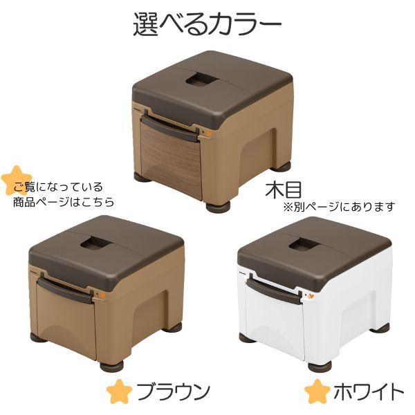 パナソニック 樹脂製ポータブルトイレ ラフィーネキューブ ラップ式プラスチック便座 PN-L30301 パナソニック エイジフリー 介護用品 | Panasonic | 01