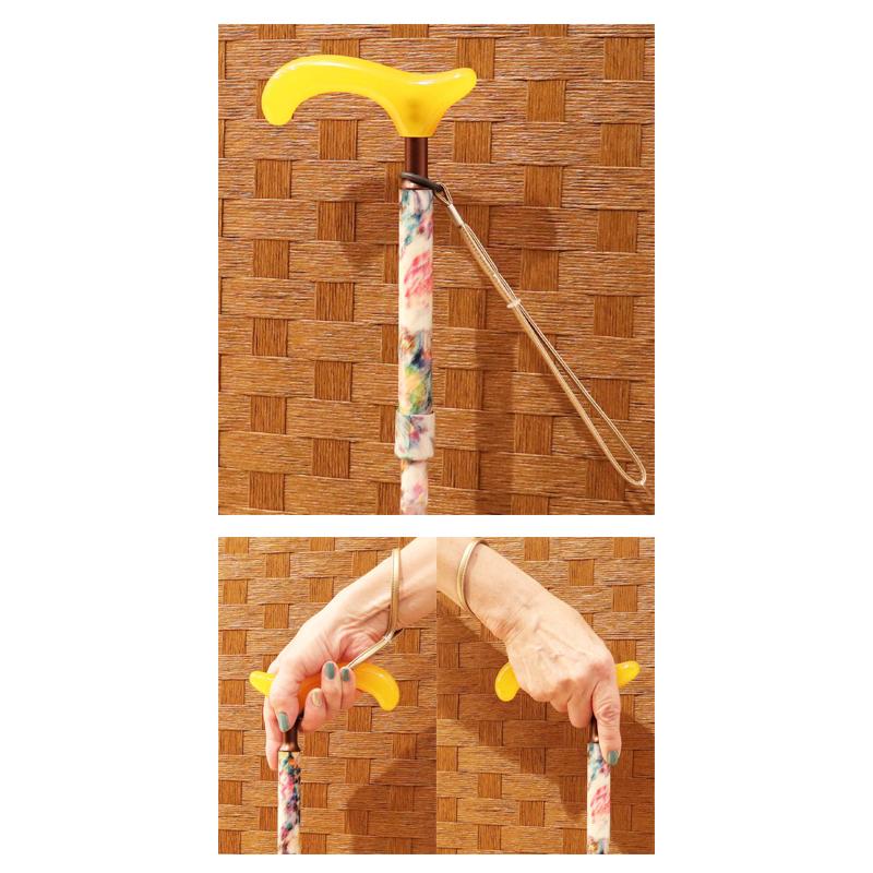 杖 ステッキ 用品 おしゃれ 杖ストラップ ステッキストラップ サン・ビーム(チャップリン) 合成革 介護用品 |  | 02