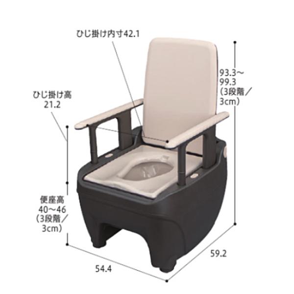新品　ポータブルトイレラップポン・オーブ バケツやわらか便座 BSEBMS1JH ポータブルトイレ 介護用 ラップポン・オーブ バケツタイプ 0BSEBMS1JH