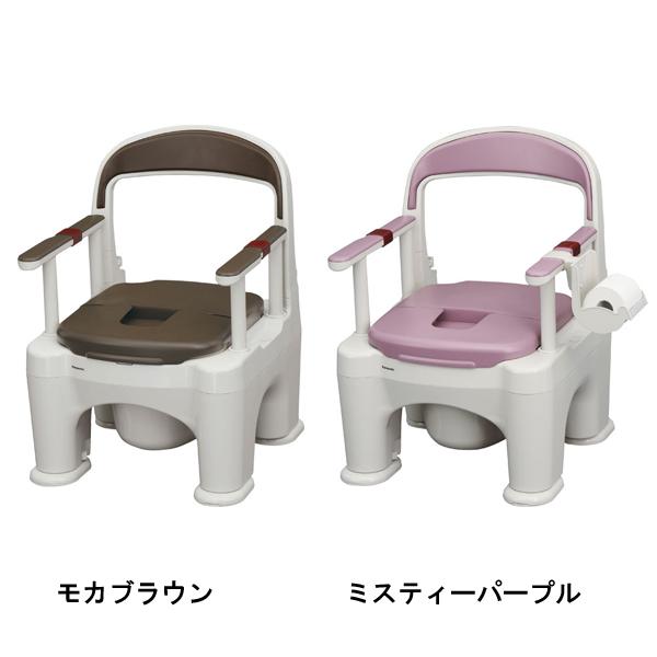 Panasonic（パナソニック） 樹脂製ポータブルトイレ座楽 ラフィーネ 長
