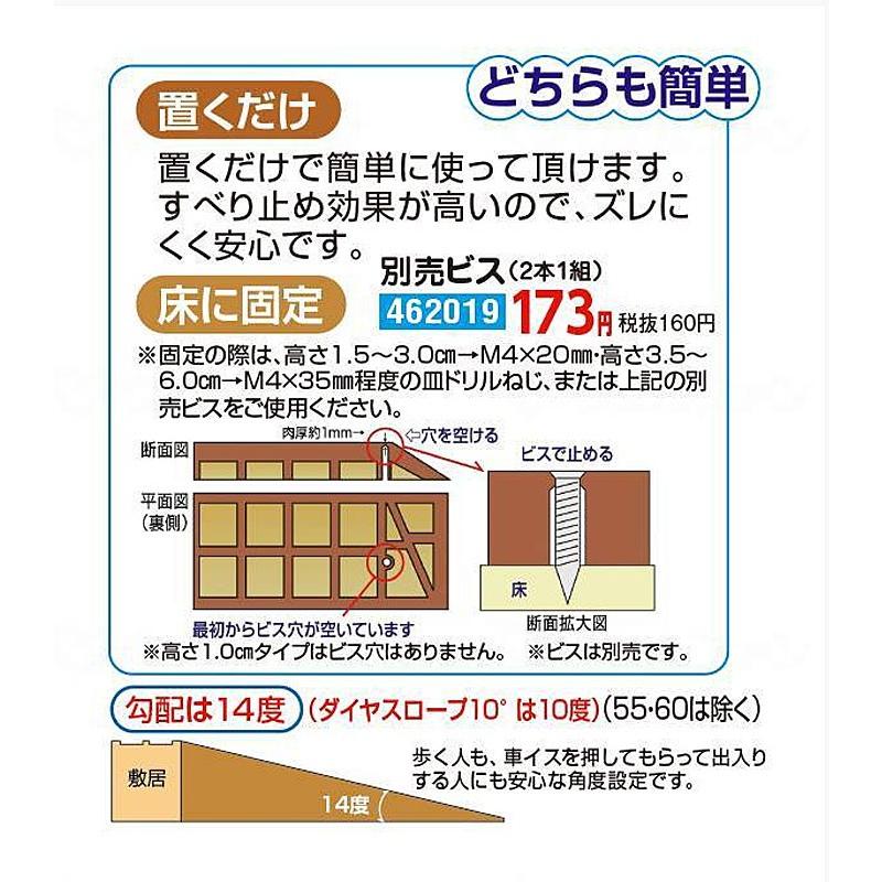 魅力的な ダイヤスロープ高さ9 0cm 室内用 段差解消スロープ 長さ調整 転倒防止 バリアフリー 車いす 住宅改修 施設 Ds 介護用品 シンエイテクノ 76 90 歩行補助 転倒防止 Bktp Bagamati Gov Np
