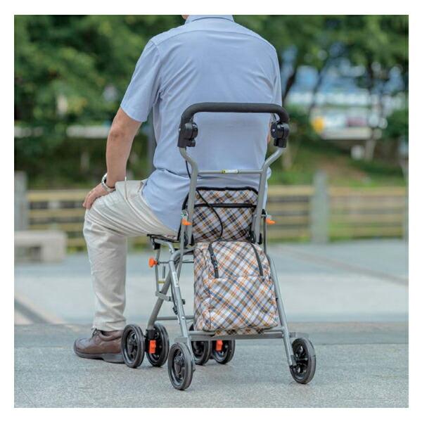 シルバーカー ラクーノウォーカー RK-01022 楽々健株式会社 座面