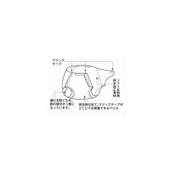 フリーカバー 403903  L ブルー フットマーク (おむつカバー おむつ 介護 おむつ 大人) 介護用品 |  | 01