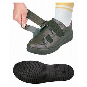 片足販売 介護靴 おしゃれ 室内 シューズ スリッパ リハビリ ムーンスター Ｖステップ03 男女共用 片足販売装具対応シューズ 男女兼用靴 外履き | MoonStar | 02