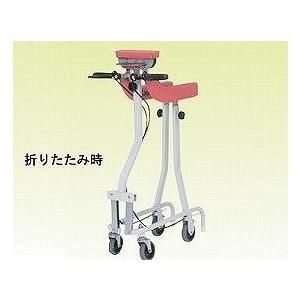 日進医療器 (代引き不可) 折りたたみ式歩行車 連動ブレーキ付