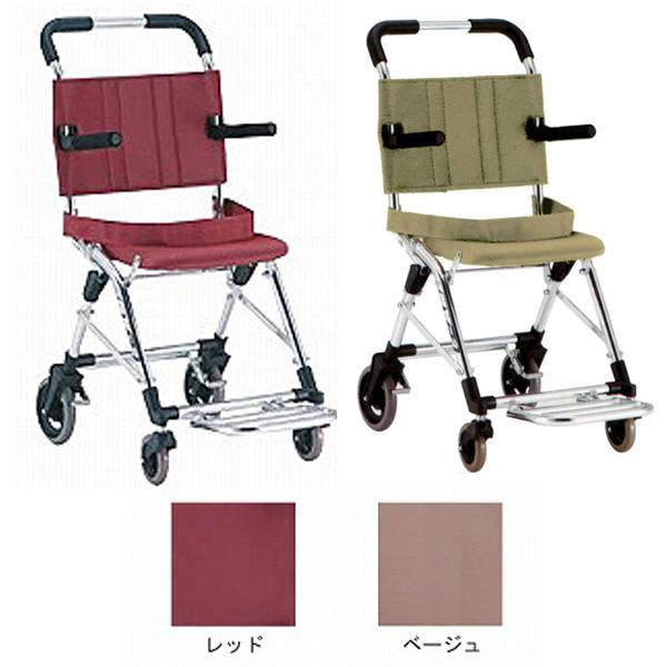 ◆軽量コンパクト折り畳み携帯車いす　ＭＶ-2　松永製作所◆エンジ ◇軽量コンパクト折り畳み携帯車いす MV-2 松永製作所◇エンジ