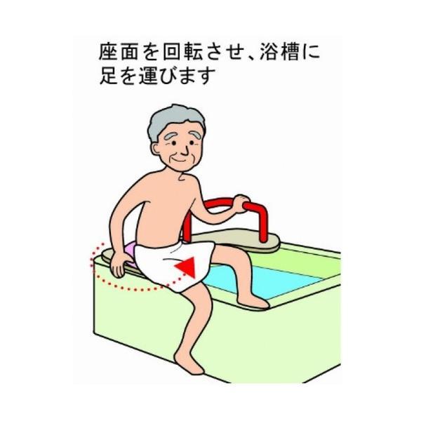 レイクス21 バスベンリーレギュラーII BB-009（座面回転 入浴台 入浴