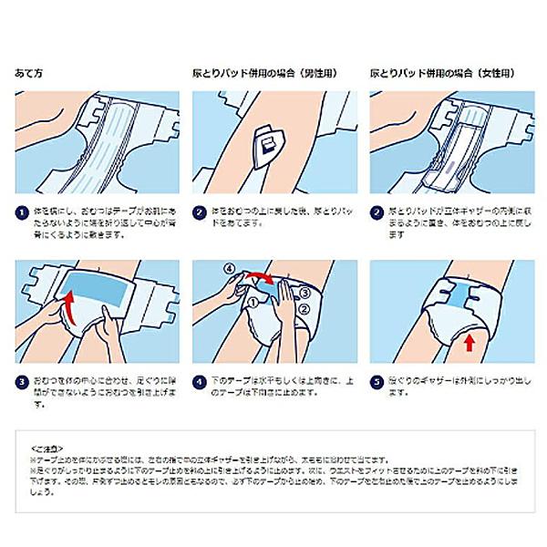 unicharm（ユニチャーム） 1ケース 介護用オムツ テープ式 紙おむつ