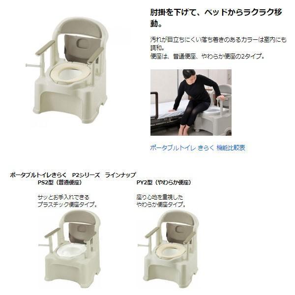 リッチェル（Richell） ポータブルトイレ きらく P2シリーズ 47540