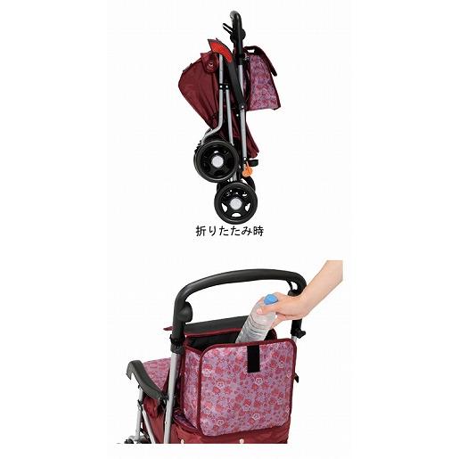 シルバーカー おしゃれ テイコブ カウートII SIST04-RE ワインレッド 幸和製作所 (手押し車 クッション スタンダード ボックス) 