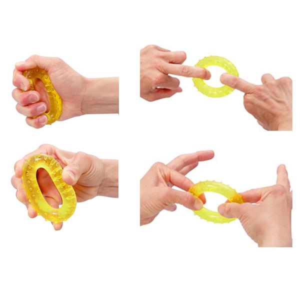 ハンドグリップリング 2個 NH3100 イエロー 羽立工業 介護 トレーニング 介護用品 |  | 02